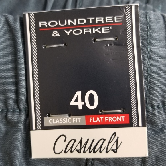 Roundtree & Yorke 100% Cotton Mens Casuals Shorts - Picture 5 of 8